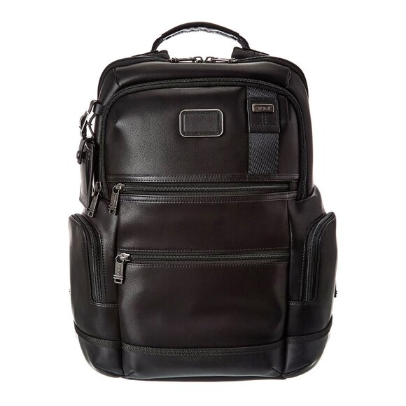 Tumi Parrish Leather Backpack – Black - Picture 1 of 7
